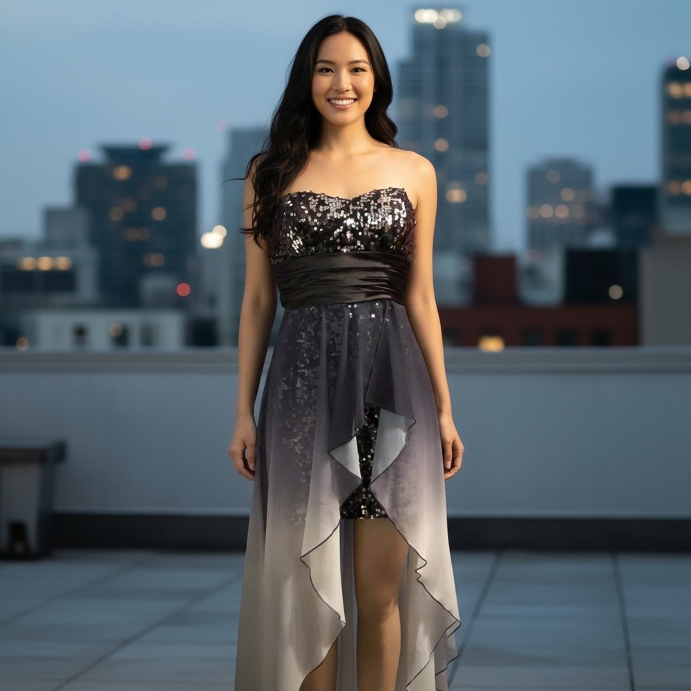 Great High-low Dress By Speechless Size 3 full length
